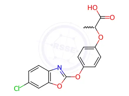 Chemical structure of Fenoxaprop