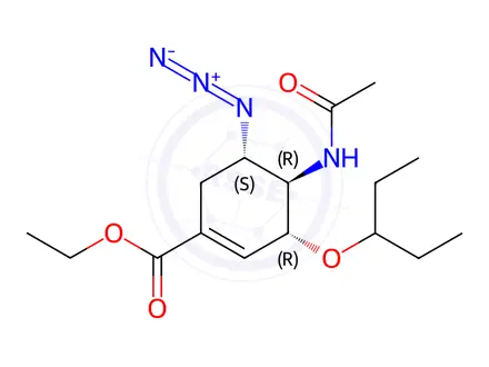 Chemical structure of Oseltamivir Impurity 32