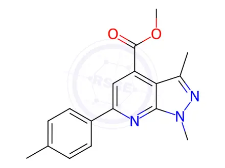 Chemical structure of Methyl 1,3-dimethyl-6-(p-tolyl)-1h-pyrazolo[3,4-b]pyridine-4-carboxylate