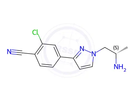 Chemical structure of Darolutamide Impurity 18