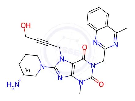 Chemical structure of Linagliptin Impurity 70