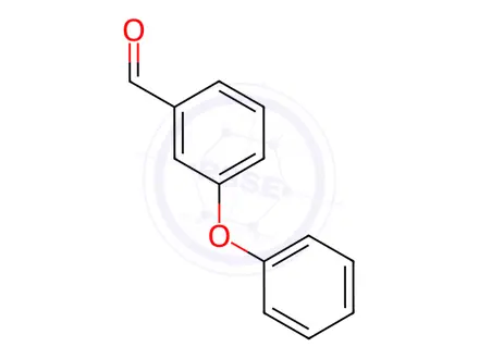 Chemical structure of Permethrin EP Impurity D (3-Phenoxybenzyl Aldehyde)
