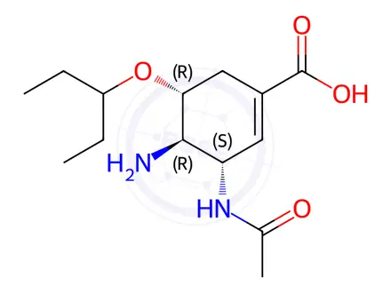 Chemical structure of Oseltamivir Phosphate Impurity 313
