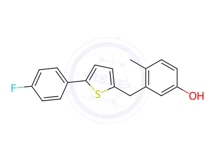 Chemical structure of Canagliflozin Impurity 23