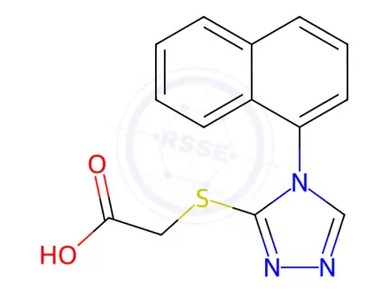 Chemical structure of Lesinurad Impurity C