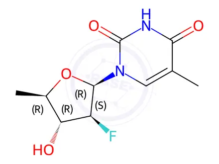 Chemical structure of Clevudine Impurity 43
