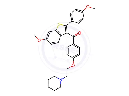Chemical structure of Raloxifene Impurity 17
