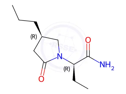 Chemical structure of Brivaracetam Impurity A