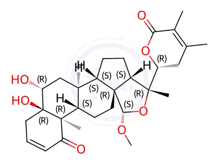Chemical structure of Withanolide Impurity 12
