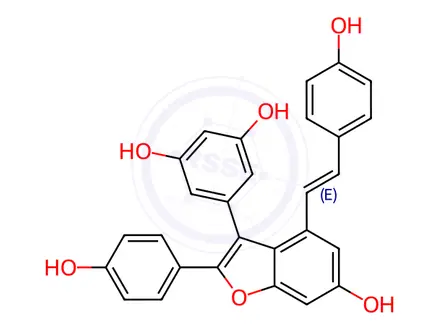 Chemical structure of Viniferin Impurity 2