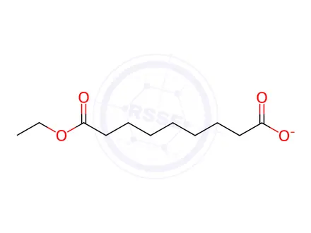 Chemical structure of Azelaic Acid Impurity 1
