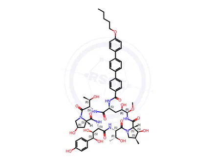 Chemical structure of Anidulafungin Impurity D