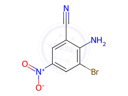Chemical structure of 2-Amino-3-bromo-5-nitrobenzonitrile
