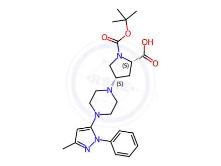 Chemical structure of Teneligliptin Hydrobromide Impurity 48