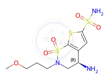 Chemical structure of Brinzolamide Impurity 8