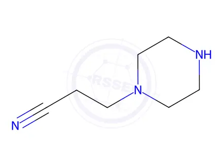 Chemical structure of 3-(Piperazin-1-yl)propanenitrile Dihydrochloride