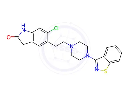 Chemical structure of Ziprasidone