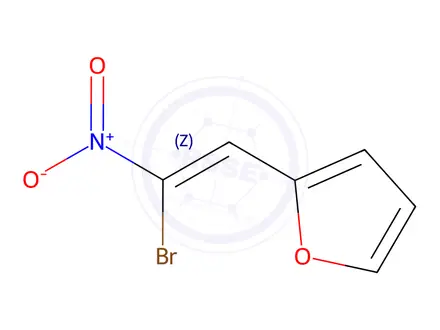 Chemical structure of 2-bromo-1-(2-furyl)-2-nitroethylene
