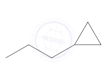 Chemical structure of CYCLOPROPANE,PROPYL-