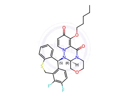 Chemical structure of Baloxavir Impurity 18