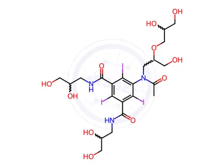 Chemical structure of Iohexol Impurity C