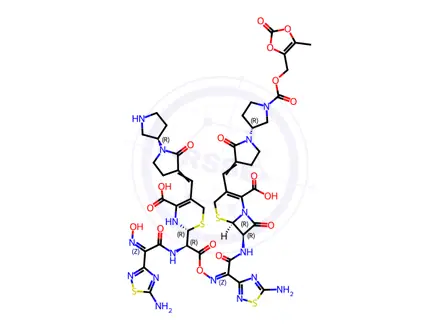Chemical structure of Ceftobiprole Impurity 26