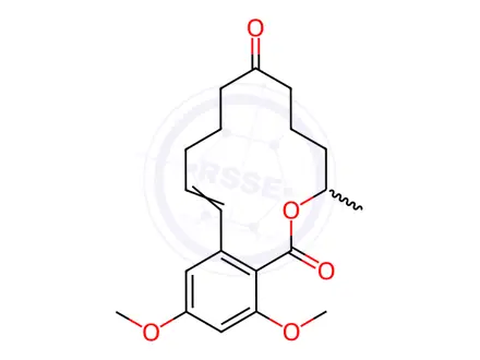 Chemical structure of Zearalenone Impurity 5