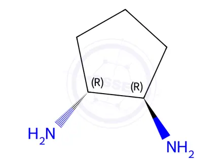 Chemical structure of Trans-cyclopentane-1,2-diamine dihydrochloride
