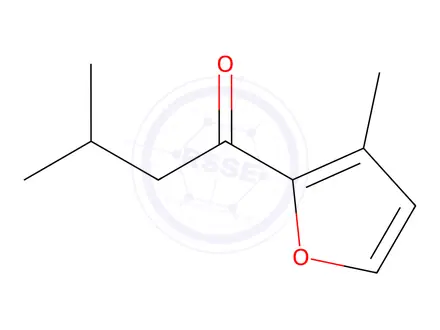 Chemical structure of Nifuratel Impurity 123(Elsholtziaketone)
