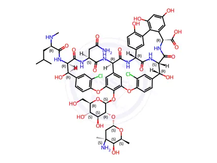 Chemical structure of Vancomycin EP Impurity J
