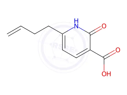 Chemical structure of 6-(BUT-3-EN-1-YL)-2-HYDROXYPYRIDINE-3-CARBOXYLIC ACID(WXC06299)