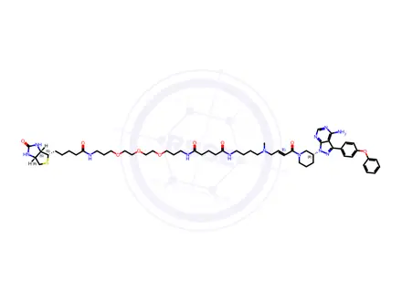 Chemical structure of Ibrutinib-biotin