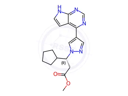 Chemical structure of Ruxolitinib Impurity 10