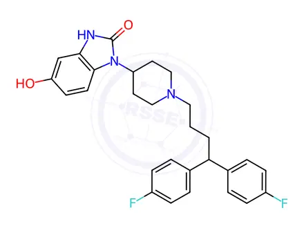 Chemical structure of 5-Hydroxy Pimozide