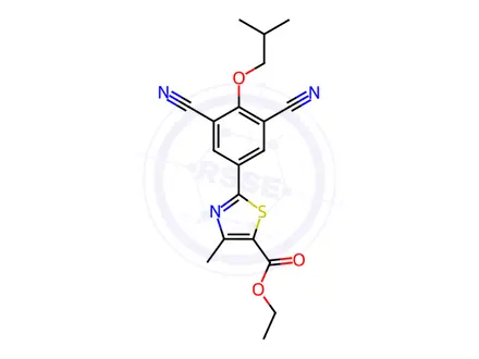 Chemical structure of Febuxostat Impurity 54