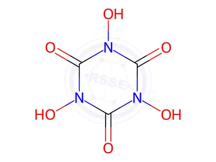 Chemical structure of N,N',N''-TRIHYDROXYISOCYANURIC ACID DIMETHYLFORMAMIDE COMPLEX