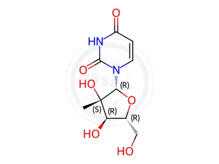 Chemical structure of Sofosbuvir Impurity 12