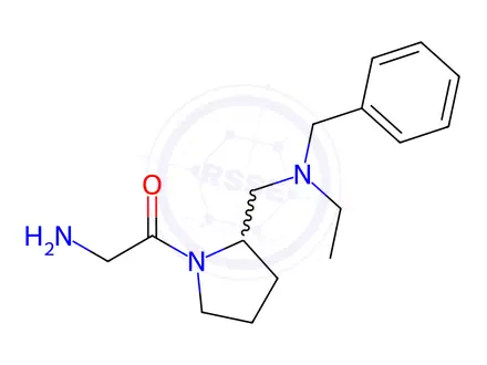 Chemical structure of 2-Amino-1-(2-((benzyl(ethyl)amino)methyl)pyrrolidin-1-yl)ethanone