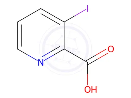 Chemical structure of 3-Iodopicolinic Acid