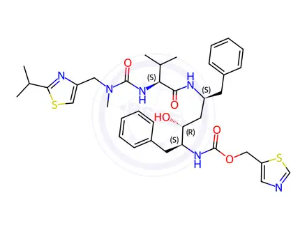 Chemical structure of Ritonavir EP Impurity O