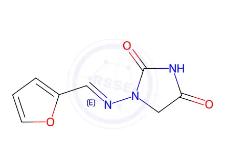 Chemical structure of Nitrofurantoin Impurity 12