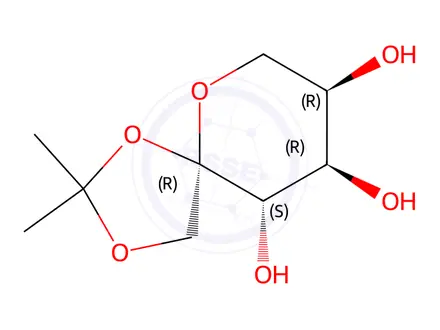 Chemical structure of Topiramate Impurity 9