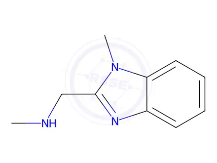 Chemical structure of n-Methyl-1-(1-methyl-1h-benzo[d]imidazol-2-yl)methanamine Dihydrochloride
