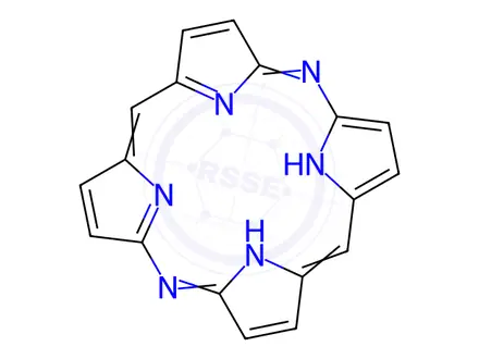 Chemical structure of Porphine Impurity 27