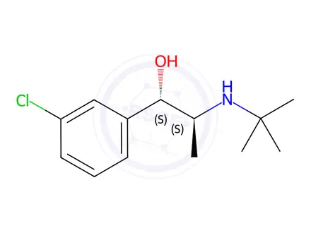 Chemical structure of Bupropion Hydrochloride Impurity 27 Monomer (Mixture of Enantiomers)