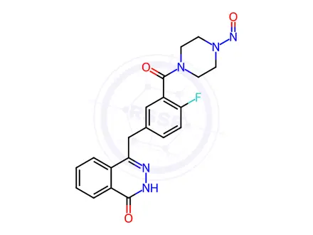Chemical structure of Olaparib Nitroso Impurity 55