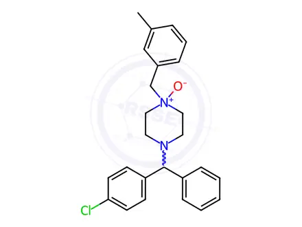 Chemical structure of Meclizine Impurity 1