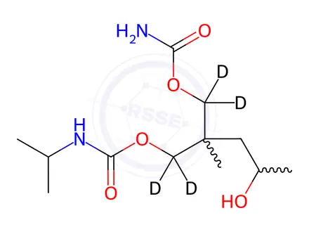 Chemical structure of Hydroxy Carisoprodol-d4 (PSY)