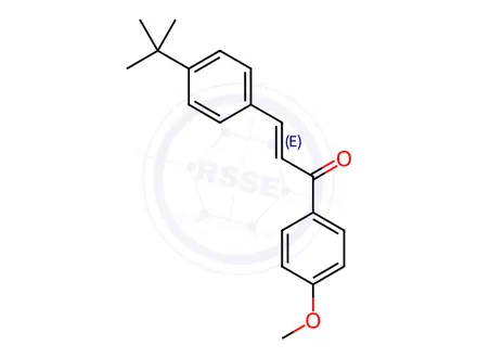 Chemical structure of Avobenzone Impurity 34