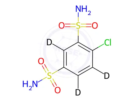 Chemical structure of Clofenamide-d3